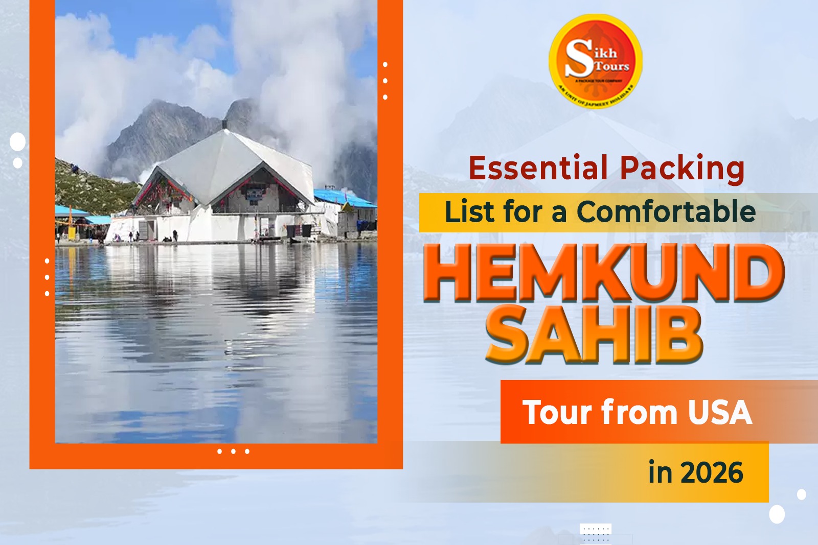 Essential Packing List for a Comfortable Hemkund Sahib Tour from USA in 2026